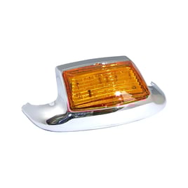 Fender tip with light, front