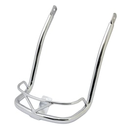 Vintage saddlebag rail, rear. Chrome