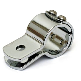 3-piece clamp 1-1/4". Chrome steel