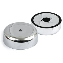 K&N, air cleaner assembly. Chrome. Linkert