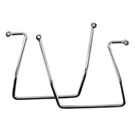 Saddlebag support kit. Chrome