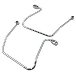 Saddlebag support kit. Chrome