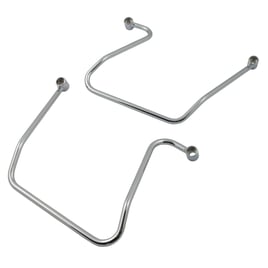 Saddlebag support kit. Chrome