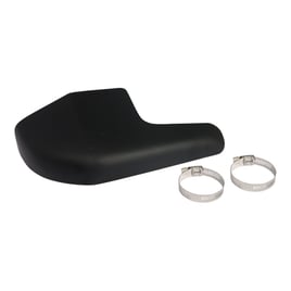 FL Shovel horizontal crossover heat shield black