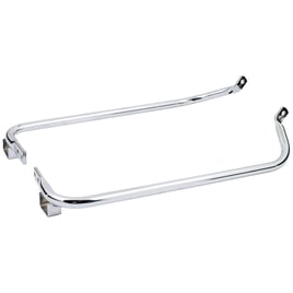 Saddlebag support bracket set. Chrome