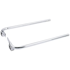 Saddlebag support bracket set. Chrome
