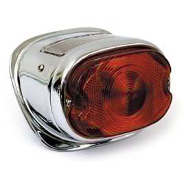 Early 55-72 style taillight. Chrome