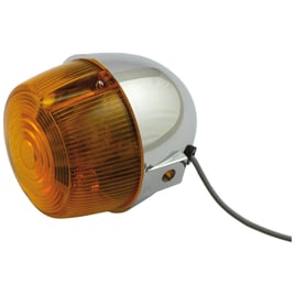 Chris products, 3" bullet FX, XL style turn signals. Chrome