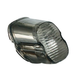 Laydown taillight lens. Light smoke