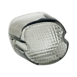 Laydown taillight lens. Light smoke