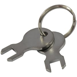 Keys for teardrop tool box