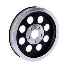 Reproduction OEM style wheel pulley 65t, 1-1/2" belt. Black