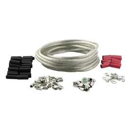 All Balls, custom 25 foot battery cable kit. Clear