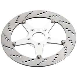 K-Tech front left brake rotor 11.5" stainless, polish center