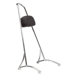 Burly, sissy bar. 20" chrome, with backrest pad