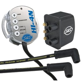 S&S, HI-4N ignition module, coil & spark plug wire kit