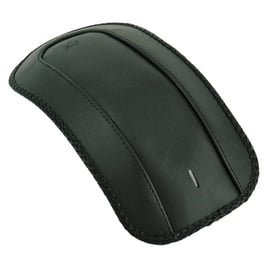 Mustang, rear fender bib. Plain with braided edges