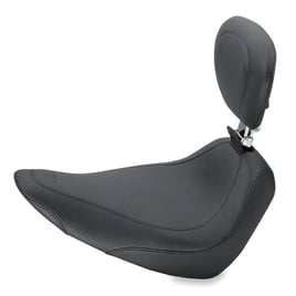 Mustang, Wide Tripper solo seat. With rider backrest