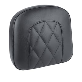 Mustang, OEM style sissy bar pad. Black. Diamond