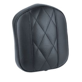 Mustang, OEM style sissy bar pad. Black. Diamond
