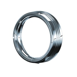 Kuryakyn, 7" headlamp trim ring. Chrome