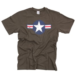 T-SHIRT AIR FORCE STAR & BARS