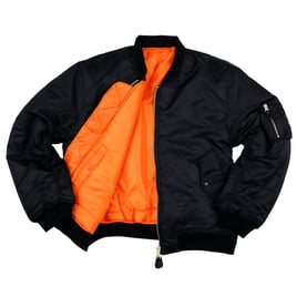 MA-1 BOMBER FLIGHT JACKET BLACK