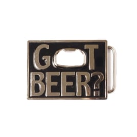 BEER WITH BOTTLE OPENER BUCKLE