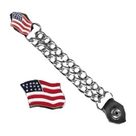 Vest extender American flag
