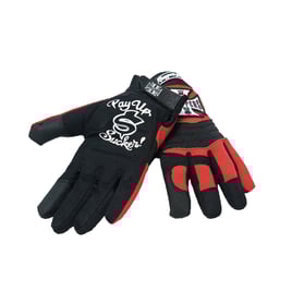 WCC riding gloves black/red