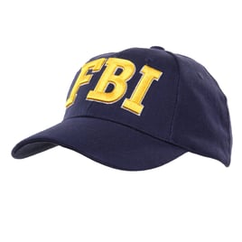 Baseball cap FBI blue