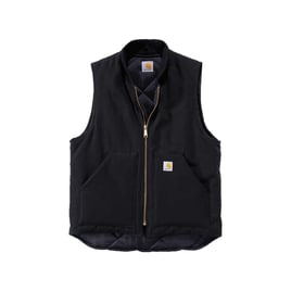 Carhartt duck vest arctic quilt lined black