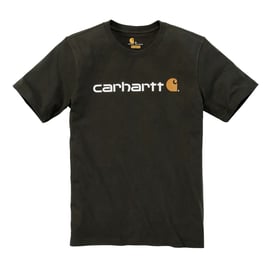 Carhartt core logo T-shirt S/S peat