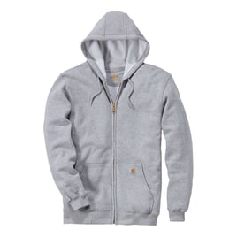 Carhartt zip hooded sweatshirt heather grey