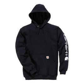 Carhartt Sleeve logo hoodie black