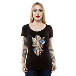 Lucky 13 Liberty Belle T-shirt black