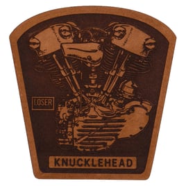 Loser Machine Knuckle Leather patch