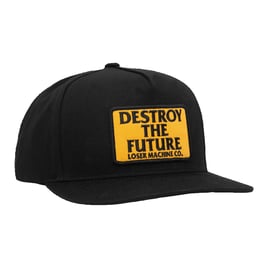 Loser Machine DTF snapback cap black