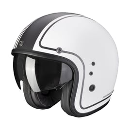Belfast Evo Retrol helmet matte white/silver